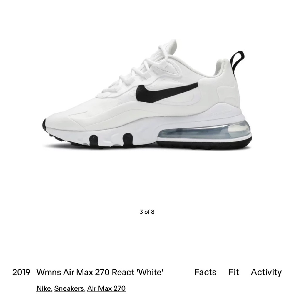 Women’s NIKE 270 React sneakers